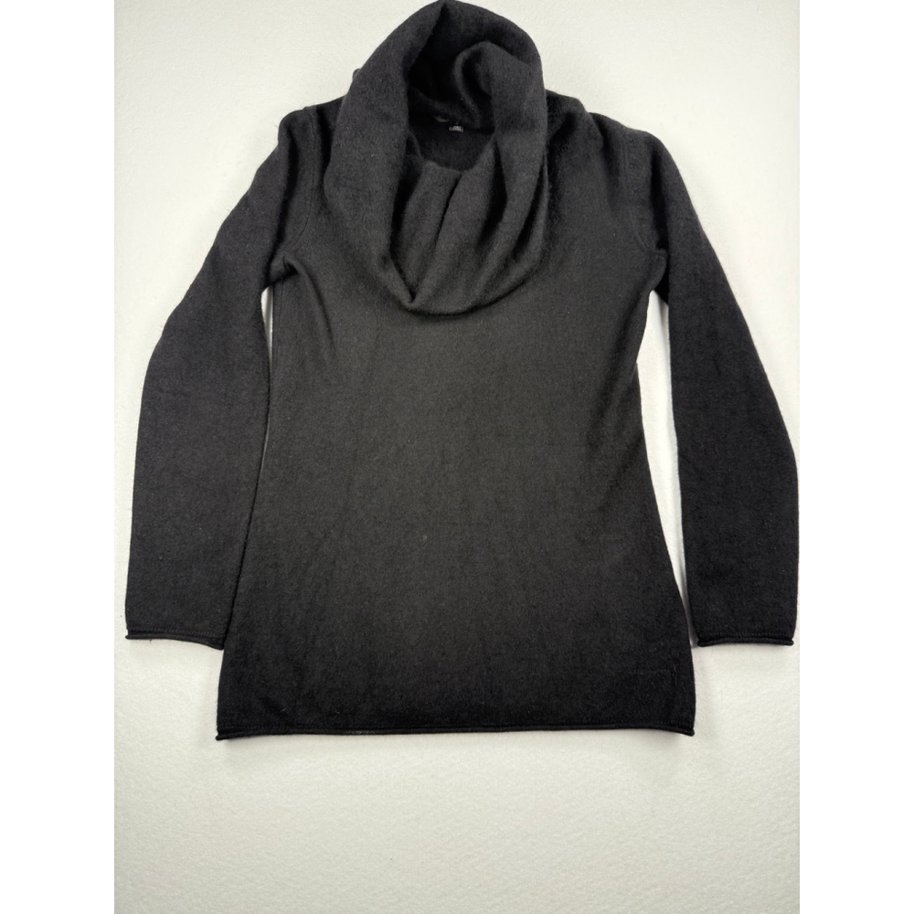 Classiques Entier 100% Cashmere Cowl Neck Sweater Black Size S